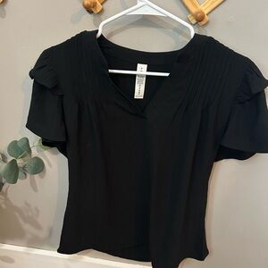 Elegant Black Women's Top